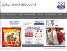 Tablet Screenshot of gurutotheoutdoors.com